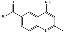 4-Amino-2-methylquinoline-6-carboxylic acid 구조식 이미지