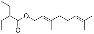 Geranyl-2-ethylbutyrate Structure