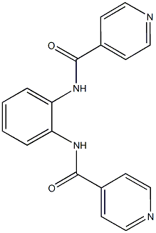N-[2-(isonicotinoylamino)phenyl]isonicotinamide Structure