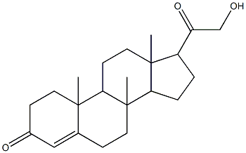 21-hydroxy-8-methylpregn-4-ene-3,20-dione 구조식 이미지