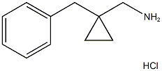 (1-Benzylcyclopropyl)methanamine hydrochloride Structure