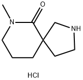 7-Methyl-2,7-diazaspiro[4.5]decan-6-one hydrochloride Structure