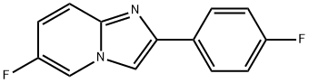 6-Fluoro-2-(4-fluorophenyl)imidazo[1,2-a]pyridine Structure