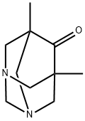 5,7-Dimethyl-1,3-diazatricyclo[3.3.1.1~3,7~]decan-6-one 구조식 이미지