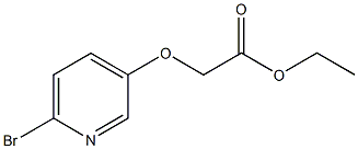 (6-Bromopyridin-3-yloxy)-acetic acid ethyl ester 구조식 이미지
