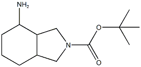 tert-Butyl 4-aminooctahydro-2H-isoindole-2-carboxylate Structure