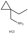 (1-Ethylcyclopropyl)methanamine hydrochloride Structure