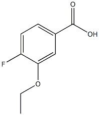 3-Ethoxy-4-fluorobenzoic acid Structure