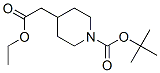 1-Boc-4-Piperidine Acetic Acid Ethyl Ester Structure