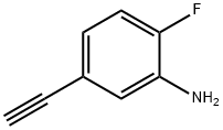 5-Ethynyl-2-fluoro-phenylamine
 Structure