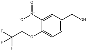 [3-nitro-4-(2,2,2-trifluoroethoxy)phenyl]methanol Structure