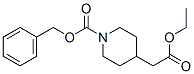 1-Cbz-4-Piperidine Acetic Acid Ethyl Ester Structure
