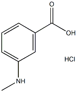 3-(Methylamino)benzoic acid hydrochloride 구조식 이미지