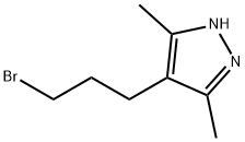 4-(3-Bromopropyl)-3,5-dimethyl-1H-pyrazole Structure