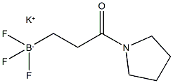 potassium trifluoro(3-oxo-3-(pyrrolidin-1-yl)propyl)borate 구조식 이미지