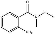 2-Amino-N-methoxy-N-methylbenzamide 구조식 이미지