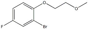 2-bromo-4-fluoro-1-(2-methoxyethoxy)benzene 구조식 이미지
