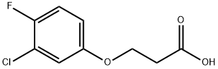 3-(3-chloro-4-fluorophenoxy)propanoic acid Structure