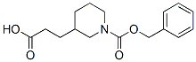 1-Cbz-3-Piperidinepropionic Acid 구조식 이미지