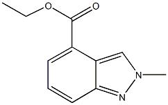 ethyl 2-methyl-2H-indazole-4-carboxylate 구조식 이미지