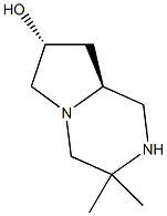 (7R,8aS)-3,3-dimethyloctahydropyrrolo[1,2-a]pyrazin-7-ol 구조식 이미지