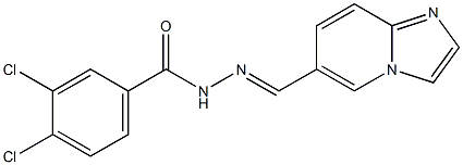 3,4-Dichloro-N'-[-imidazo[1,2-a]pyridin-6-ylmethylene]benzohydrazide Structure