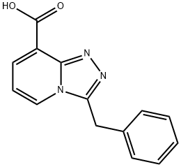 3-Benzyl[1,2,4]triazolo[4,3-a]pyridine-8-carboxylic acid 구조식 이미지