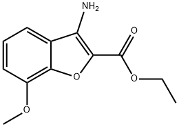 Ethyl 3-amino-7-methoxy-1-benzofuran-2-carboxylate Structure