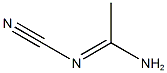 N'-cyanoethanimidamide 구조식 이미지