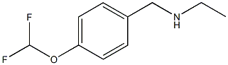 N-[4-(difluoromethoxy)benzyl]-N-ethylamine 구조식 이미지