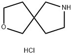 2-oxa-7-azaspiro[4.4]nonane hydrochloride 구조식 이미지