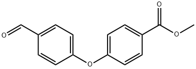 4-(4-Formylphenoxy)benzoic acid methyl ester 구조식 이미지