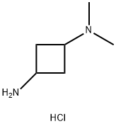 N1,N1-Dimethyl-1,3-cyclobutanediamine dihydrochloride Structure