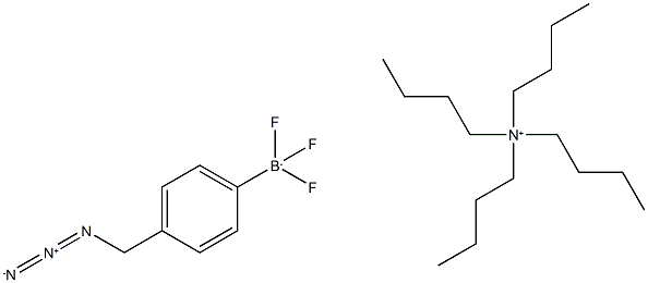 Tetrabutylammonium 4-(azidomethyl)-phenyl trifluoroborate Structure