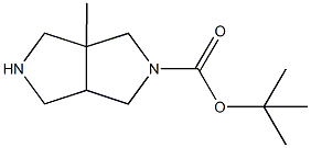 tert-Butyl 3a-methylhexahydropyrrolo[3,4-c]pyrrole-2(1H)-carboxylate Structure
