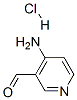 3-Formylpyridin-4-ylaminehydrochloride Structure