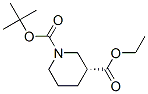 (R)-N-Boc-3-piperidinecarboxylate ethyl ester Structure
