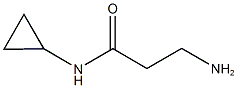 3-amino-N-cyclopropylpropanamide 구조식 이미지