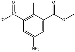 METHYL 5-AMINO-2-METHYL-3-NITROBENZOATE 구조식 이미지