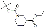 (S)-N-Boc-piperidine-3-carboxylic acid ethyl ester Structure