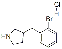 3-(2-bromobenzyl)pyrrolidine hydrochloride Structure