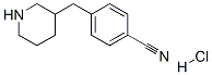 3-(4-Cyanobenzyl) Piperidine hydrochloride Structure