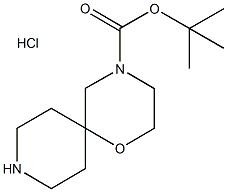 1급-부틸4,9-옥사-5.5-디아자스피로[4]운데칸-XNUMX-카르복실산염염산염 구조식 이미지