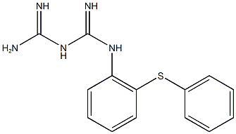N-[2-(Phenylthio)phenyl]imidodicarbonimidic diamide Structure