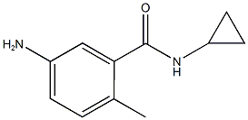 5-Amino-N-cyclopropyl-2-methylbenzamide 구조식 이미지