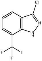 3-Chloro-7-(trifluoromethyl)-1H-indazole Structure