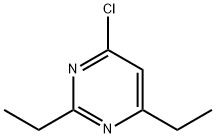 4-Chloro-2,6-diethylpyrimidine Structure