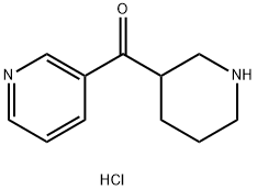 3-Piperidinyl(3-pyridinyl)methanone hydrochloride Structure