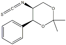 (4S,5S)-5-Isothiocyanato-2,2-dimethyl-4-phenyl-1,3-dioxane Structure
