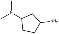 N1,N1-Dimethyl-1,3-cyclopentanediamine Structure